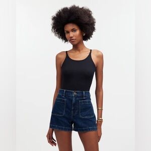 Madewell Denim Emmett Short: Patch Pocket Edition size 30 NWT dark wash